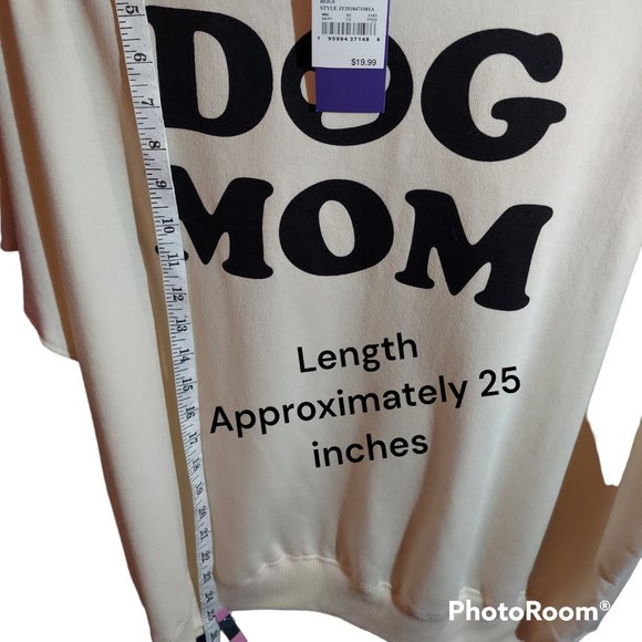 Modern Lux Dog Mom Sweatshirt (Size L) with Matching Lime Green Hats NWT - Picture 3 of 8